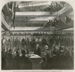 Blackfriars Bridge. Ceremony for Laying the Foundation Stone, 20 July 1865