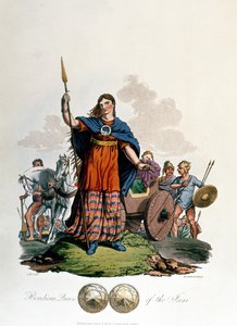 Boadicea, Queen of the Iceni, designed by C.H.S., engraved by Richard Havell the Elder, published 1815 by English School