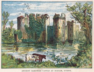 Bodiam Castle, Sussex by English School