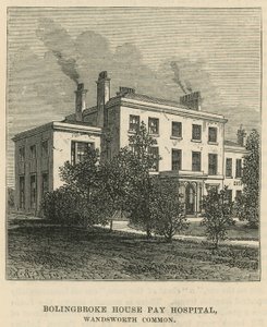 Bolinbroke House Pay Hospital, Wandsworth Common, London by English School
