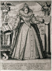 Book Frontispiece Celebrating Queen Elizabeth I