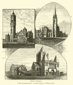 Boston Churches by English School