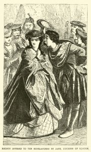 Bounty Offered to the Highlanders by Jane, Duchess of Gordon by English School