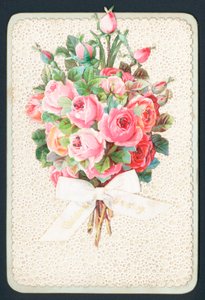 Bouquet of Pink Roses by English School