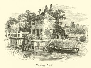 Boveney Lock by English School