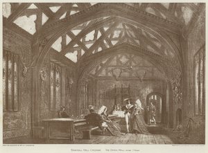 Bramhall Hall, Cheshire, The Dining Hall by English School