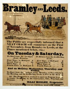 Bramley and Leeds coach timetable