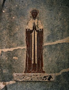 Brass of William White, in the Fitzalan Chapel by English School