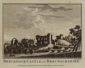 Brecknock Castle, in Brecknockshire