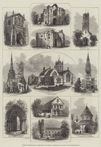 British Archaeological Association at Wisbech, Sketches of Places in the Neighbourhood by English School