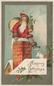 British Christmas card by English School