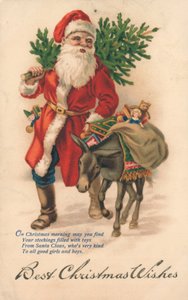 British Christmas Card by English School
