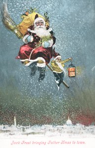 British Christmas cards by English School