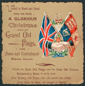 British Flags, Christmas Card