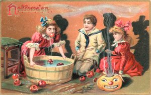 British Halloween card