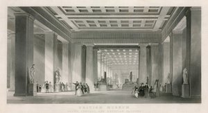 British Museum, Grand Central and Egyptian Saloons by English School