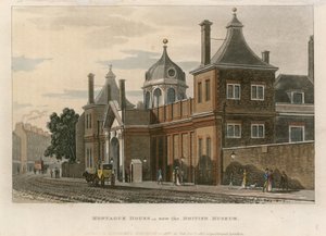 British Museum at Montague House by English School