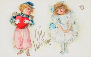 British Valentine card