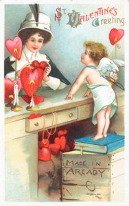 British Valentine card