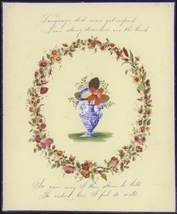 Valentine card by English School