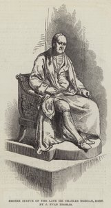 Bronze Statue of the late Sir Charles Morgan, Baronet by J Evan Thomas by English School