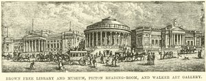 Brown Free Library and Museum, Picton Reading-Room, and Walker Art Gallery by English School