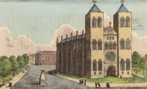Brunswick Cathedral, Germany, final resting place of Queen Caroline, estranged wife of King George IV by English School