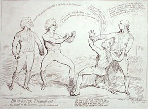 Brunswick Triumphant! published by J. Aitken in 1789 by English School