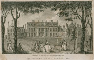 Buckingham House, The Queens Palace, St Jamess Park