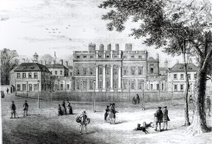 Buckingham House in 1775, from 
