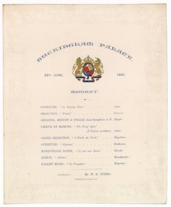 Buckingham Palace Concert, 22 June 1868 by English School