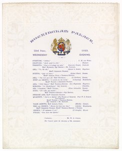 Buckingham Palace Concert, 23 June 1869