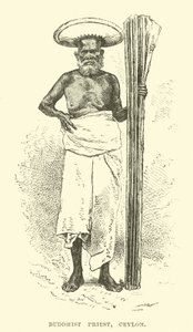 Buddhist Priest, Ceylon by English School