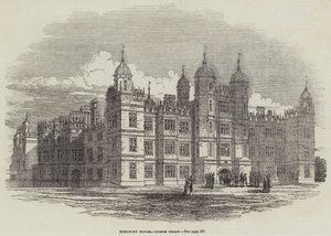 Burghley House, North Front by English School