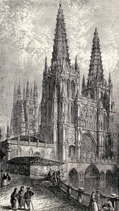 Burgos Cathedral, Burgos, Spain, from 