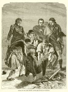 Burial of Sir John Moore after the Battle of Corunna by English School
