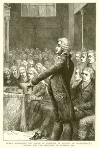 Burke Addressing the House of Commons, in Support of Wilberforce