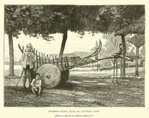 Burmese Paddy (Rice or Country) Cart by English School