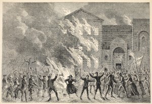 Burning of Newgate by English School