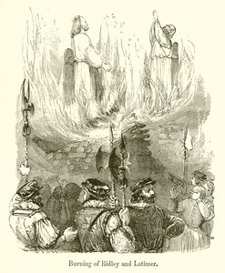 Burning of Ridley and Latimer