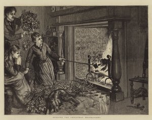 Burning the Christmas Decorations