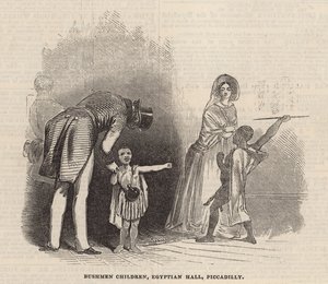 Bushman children, Egyptian Hall by English School
