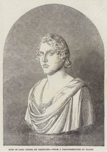 Bust of Lord Byron, by Bartolini by English School