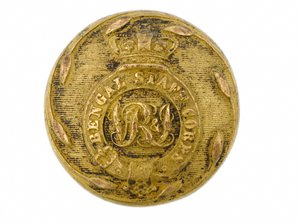 Button, Bengal Staff Corps, 1876-1891 by English School