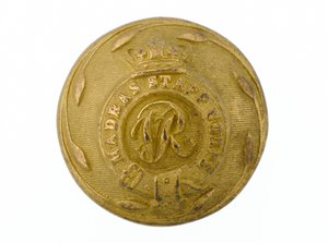 Button, Madras Staff Corps, 1861-1876