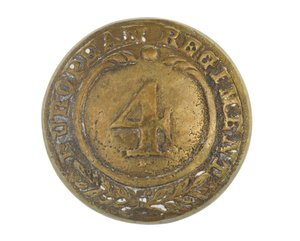 Button, other ranks, 4th Bengal European Regiment, 1855-1861 by English School
