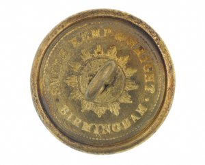 Button, other ranks, 6th Bengal European Regiment, 1858-1861 by English School