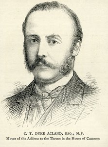 C. T. Dyke Acland Illustration from The Graphic 17th February 1883