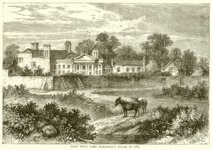 Caen Wood, Lord Mansfields House, in 1785