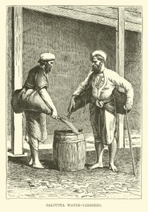 Calcutta Water Carriers by English School